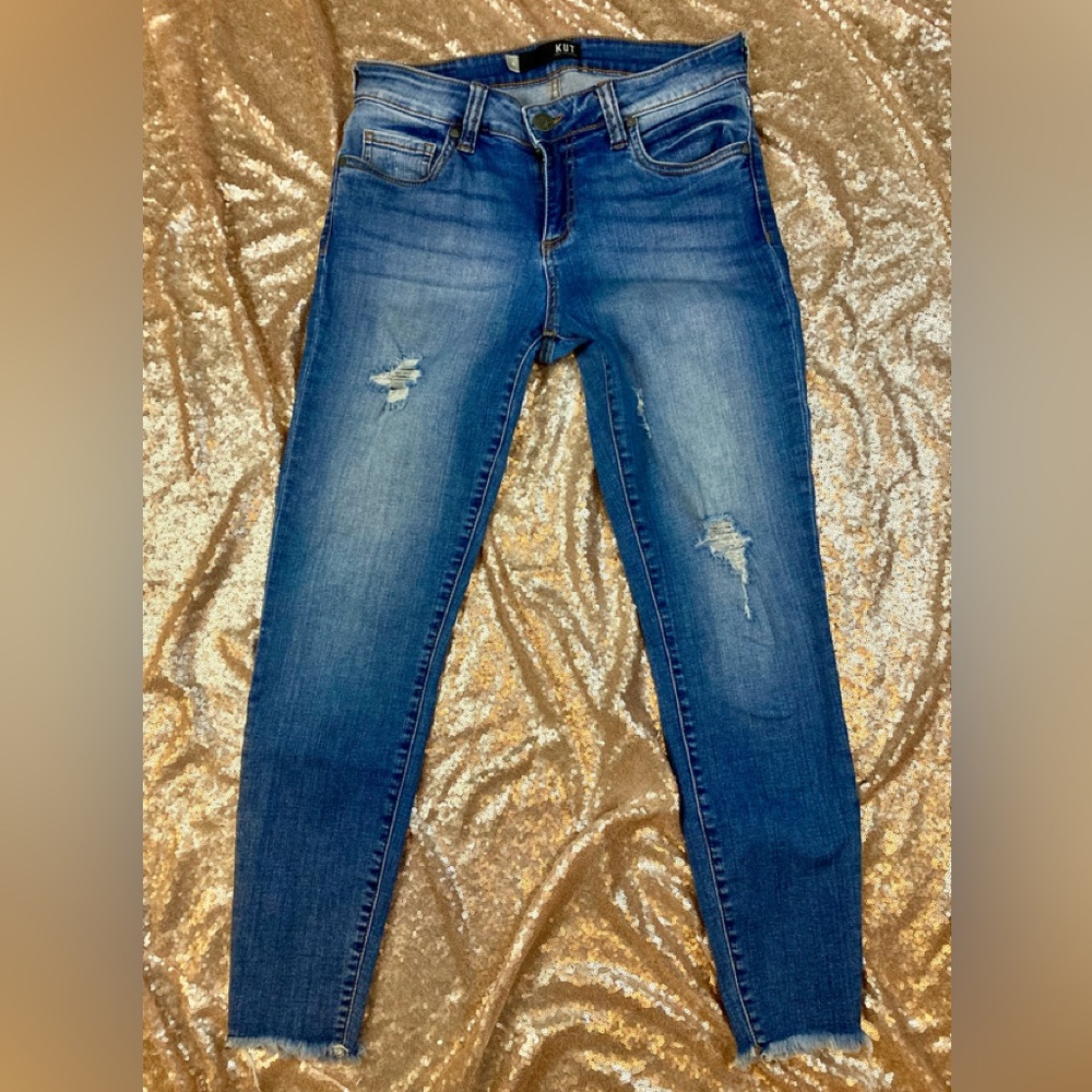 *Kut from the Kloth* Denim, Sz 4, Connie Ankle Skinny